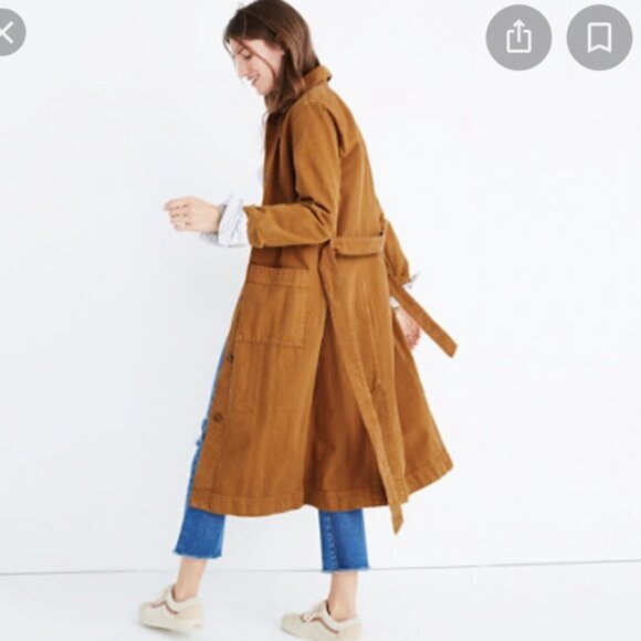 Madewell Jackets & Blazers - Madewell garment dyed denim duster coat